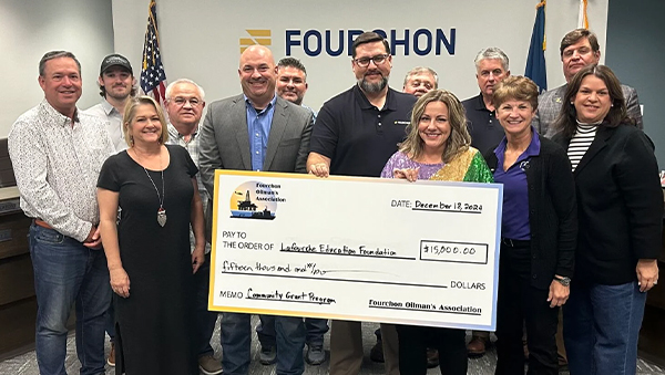 Fourchon Oilman’s Association Grants $15,000 to LEF